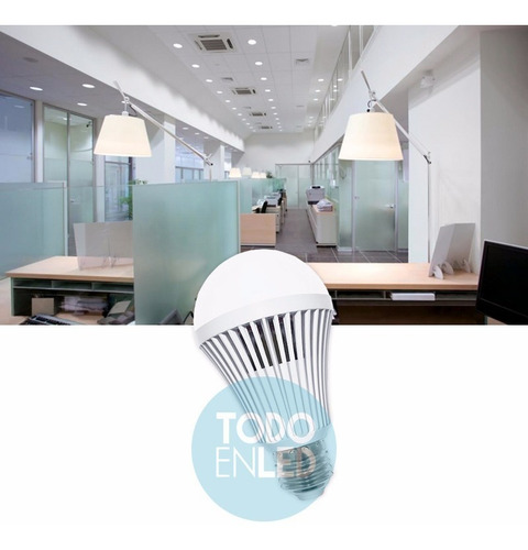 Imagen 2 de 9 de Lampara Bulbo Led Autónoma 7 Watt E27 X 6 Unidades