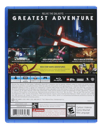 Lego Star Wars The Force Awakens Ps4 Edición Física Aventura