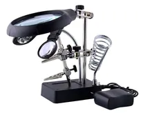 Comprar Lupa De Mesa Para Trabajos Manuales Con Luz Led Y Soporte
