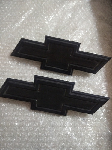 Emblema De Chevrolet Plastico Negro , La Unidad