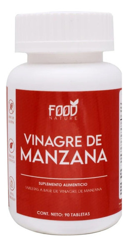 Vinagre De Manzana 90 Tab - Foodnature Sabor Sin Sabor