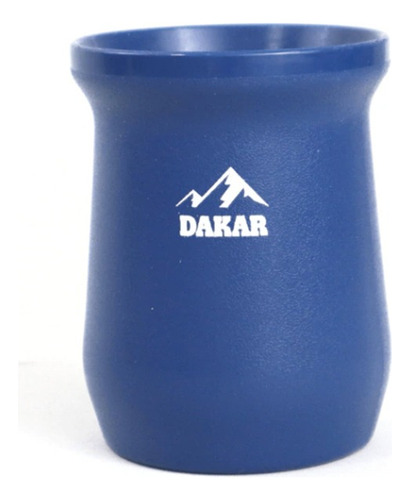 Mate Térmico 200ml Dakar Reutilizable Irrompible Plástico Azul