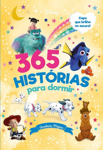 Livro Disney 365 Histórias Para Dormir - Brilho - Aventuras Magicas