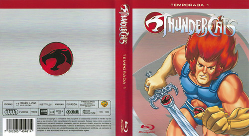 Thundercats 1985 En Bluray. 13 Discos. Audio Latino.