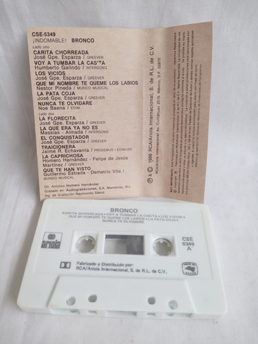 Cassetes Grupo Bronco Lote De 7 Cassettes Originales (Usado)