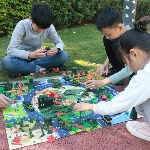 Playset Masculino Do Com Caixa De Armazenamento Estojo De