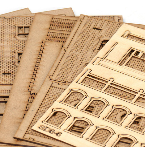1/72 Modelo De Construção De Casa, 1/72 Kits De Modelo H