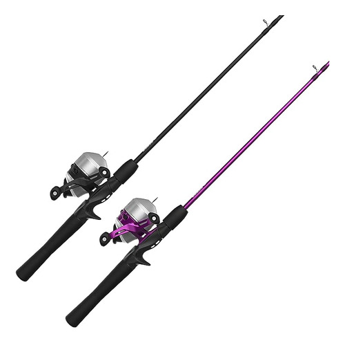 Zebco 33 Spincast Combo Carrete Y Caña Pescar 2 Piezas Caña