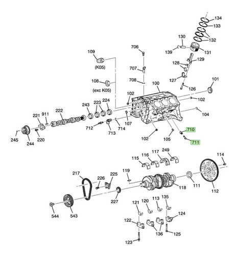 Sensor Detonacion (ks) Chevrolet Uplander 3.5l V6 2006