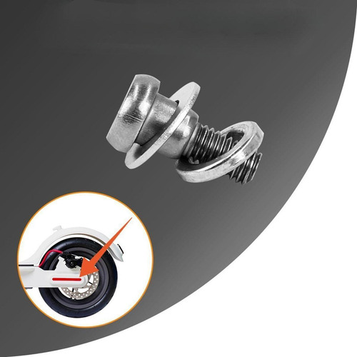 Scooter Rueda Trasera Tornillo Fijo Tornillo De Rodamiento