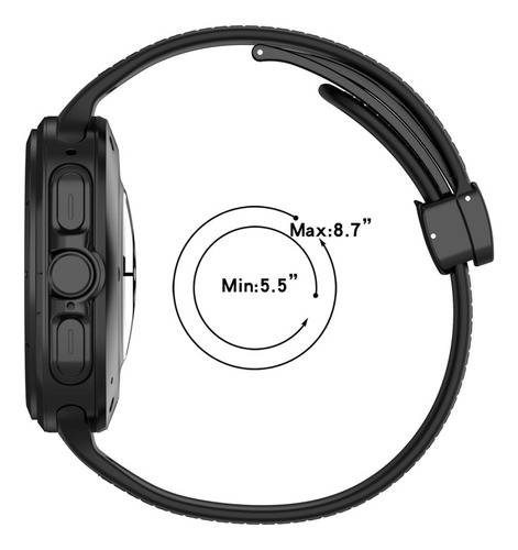Correa De Piel De Silicona Para Samsung Galaxy Watch 7 Ultra