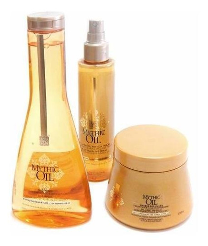 Kit Nutricion Y Brillo Loreal Mythic Oil Para Cabello Fino