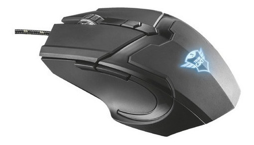Mouse De Juego Trust Gav Gxt 101 Iluminado 4800 Dpi 6 Botones Color Negro