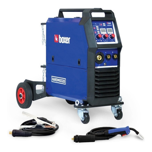 Máquina De Solda Mig/mag 300a Hard Mig 325 Flex 220v -boxer Cor Azul 380