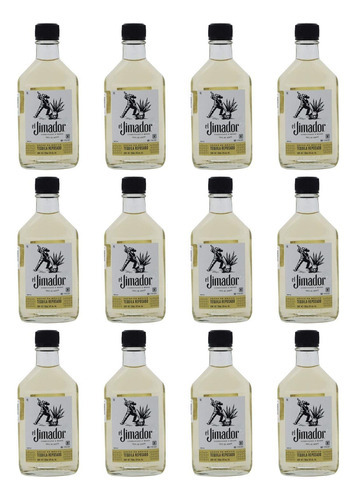 Pack De 12 Tequila Jimador Reposado Nva Presentación 200 Ml