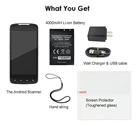 Escáner De Código De Barras Portátil Android 11 Resistente,