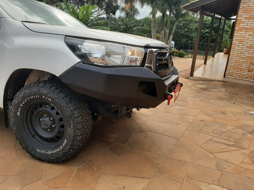 Kit Para-choque Dianteiro + Peito De Aço Hilux 19 A 23 C/d