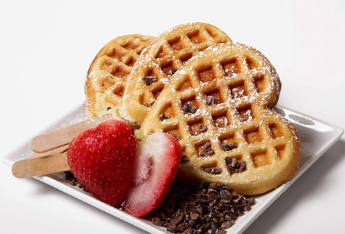 Holstein Máquina Para Hacer Waffles En Corazón Antiadherente