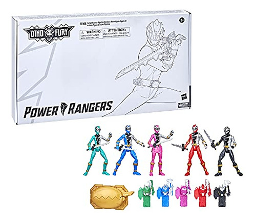 Action Figure Power Rangers Dino Fury 5 Ranger Team