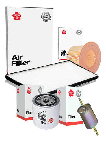 Kit Filtros Aceite Aire Gasolina Cabina F-150 4.6l V8 2002