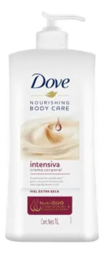 Crema Corporal Dove Nutrición Intensiva 1 Litro Tipo De Envase Botella Con Dosificador