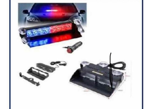 Luces De Policías Vidrio Interno Strobo Led