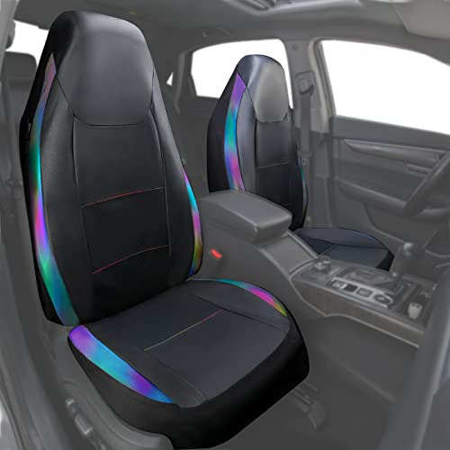 Fundas De Asiento De Automóvil De Pu Iridiscente Camal...