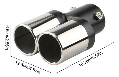 Tubo De Escape Modificado Para Automóviles De Acero Inoxidab