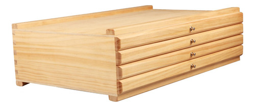 Caja De Almacenamiento Con Cajón Para Suministros 4 Cajones