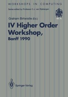 Libro Iv Higher Order Workshop, Banff 1990 : Proceedings ...