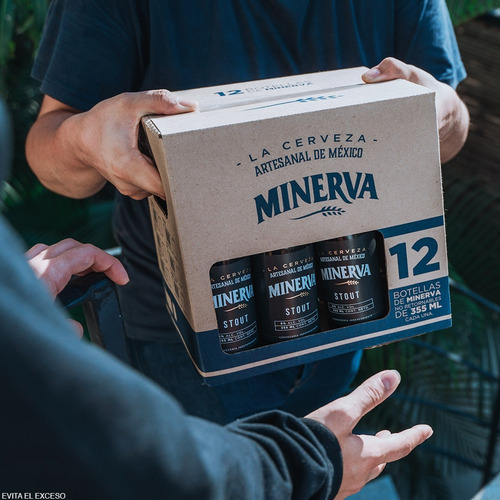 Imagen 3 de 4 de Cerveza Minerva Stout 12 Pack