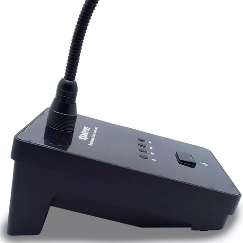 Microfone Gooseneck De Mesa Sem Fio Uhf Com Haste Flexivel