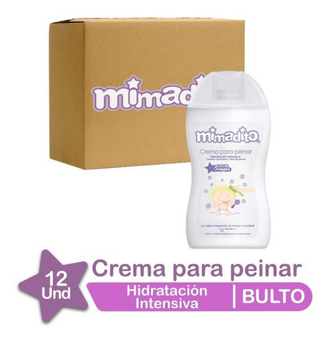 Crema Para Peinar Mimadito 200 Ml Caja 12 Unidades