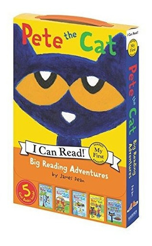 Pete The Cat : Big Reading Adventures Box Set: 5(bestseller)