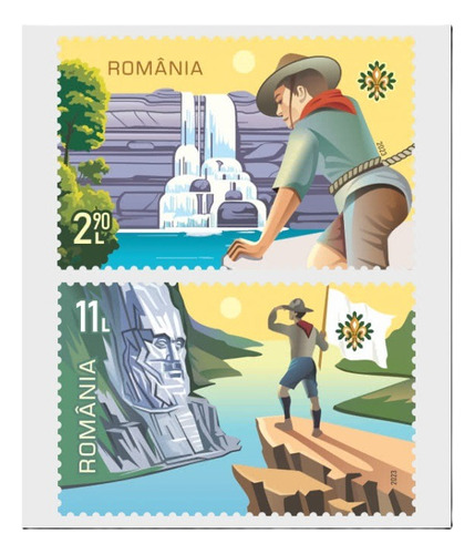 2023 Exploradores Boy Scout- Rumania ( Sellos) Mint