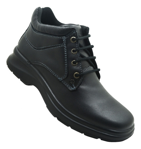 Verde Tabaco Media Bota 2091 Negro Piel Vacuno Caballero