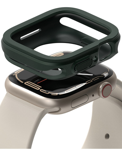Estuche Funda | Ringke Air Sports | Para Apple Watch 9 8 7 6 5 4 Se2 Se | Tamaño 45mm 44mm | Color Verde | Protección Antichoque | Acabados Premium