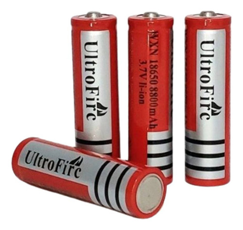 Pack 6 Bateria Litio Recargable 3.7v 18650 8800mah C/teton