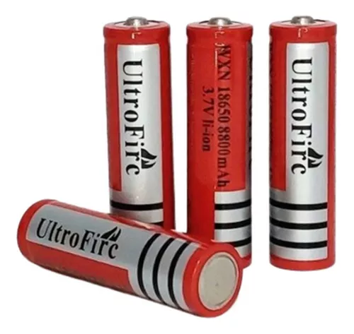 Pack 2 Bateria Litio Recargable 3.7v 18650 8800mah C/teton