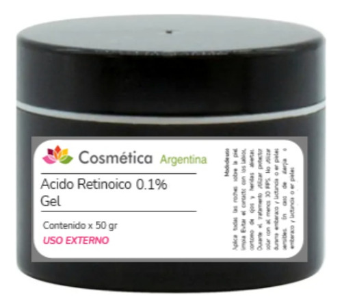 Gel Acido Retinoico 0.1% 50g Acne Cicatrices Estrias Manchas