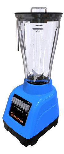 Licuadora Bosstech Bsed-b1 2 L Azul Con Vaso De Plástico