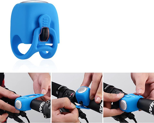 Imagen 6 de 10 de Rockbros Bocina Eléctrica Para Bicicleta