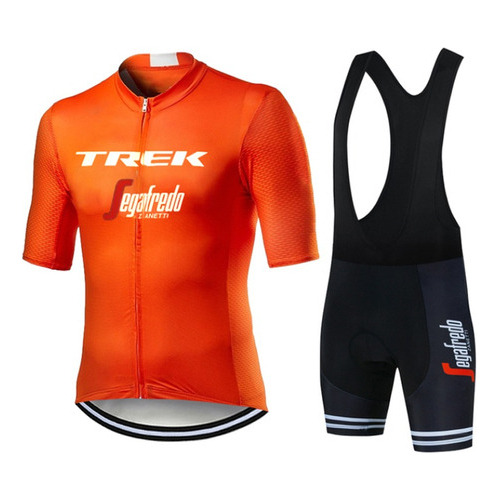 Uniforme De Bicicleta Tangerine  Suéter Y Maillot Corto