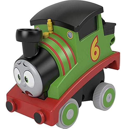 Thomas & Friends Racing Toy Train, Press 'n Go Stunt Percy E