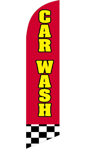 Bandera Publicitaria Car Wash # 59 Solo Bandera