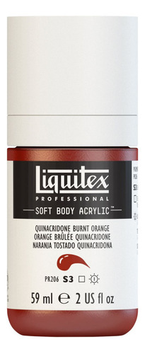 Tinta Acrílica Liquitex Soft Body 59ml S3 Burnt Orange