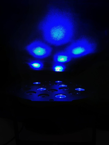 Canhão Refletor 18w Leds Rgb Dmx Digital Strobo Iluminação