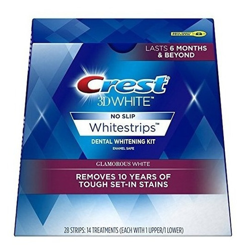 Crest 3d Blanco Blanco Glamorous Whitestrips - 28 Tiras (emb