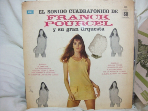 Vinilo Franck Pourcel El Sonido Cuadrafonico O2