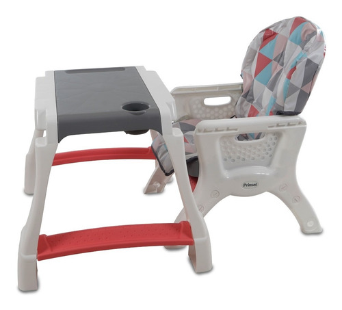 Imagen 10 de 10 de Silla Alta Kinder 2 En 1 Comedor-escritorio Marca Prinsel